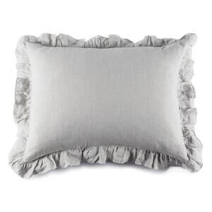 Pom Pom at Home 'Charlie' Linen Sham Standard in Silver
